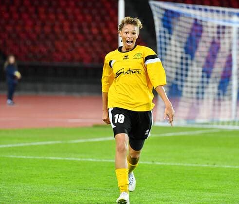 11 10 2017 Zurich Switzerland Football Women Season 2017 2018 Women u0026 39;s Champions League FC Zurich LTU Picture shows Scorer Coleman cheering FCZ Action shot cheering