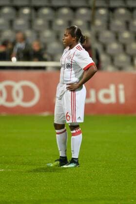 Lineth Beerensteyn FC Bavaria Munich disappointed frustrated weeping Munich Munich Germany Germany 11 10 2017 Football UEFA Women s Champions League FC Bavaria Munich FC Chelsea xklx