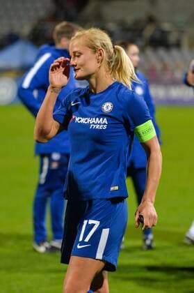 Chapman Captain FC Chelsea with Tears of joy Munich Munich Germany Germany 11 10 2017 Football UEFA Women s Champions League FC Bavaria Munich FC Chelsea xklx