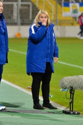 Emma Hayes Trainer FC Chelsea Munich Munich Germany Germany 11 10 2017 Football UEFA Women s Champions League FC Bavaria Munich FC Chelsea xklx