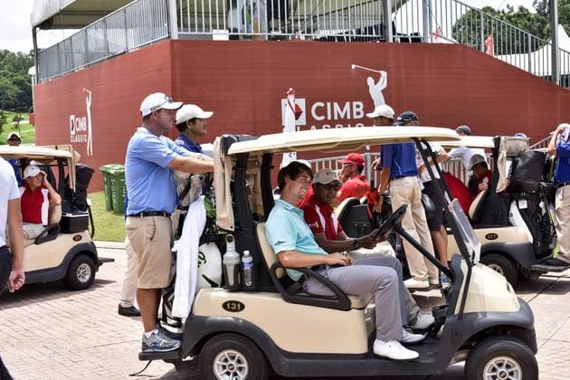 October 11, 2017 - Kuala Lumpur, Malaysia - General view of a PRO-AM day of the CIMB Classic 2017 at TPC Kuala Lumpur on October 11, 2017 in Kuala Lumpur, Malaysia. 2017 CIMB Classic: Pro Am  - ZUMAn230 20171011_zaa_n230_152 Copyright: xChrisxJungx