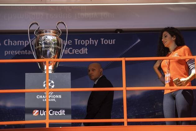 UEFA Champions League Trophy Tour in Palermo Uefa Champions League Trophy Tour in Palermo. Palermo Italy  AntonioxMelita PacificxPress