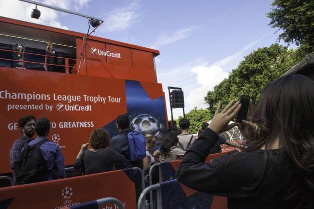 UEFA Champions League Trophy Tour in Palermo Uefa Champions League Trophy Tour in Palermo. Palermo Italy  AntonioxMelita PacificxPress