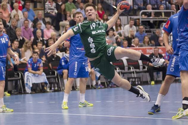 Tanner Lars 09 HG Saarlouis Torschuß HBW Balingen Because Stetten vs HG Saarlouis Handball 2 Bundesliga Men 14 10 2017 Balingen Copyright: xEibner-Pressefoto NicolasxWoernx EP_NWN