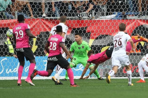 choc montpellier nice FOOTBALL Montpellier vs Nice Ligue 1 15 10 2017 RichardGosselin Panoramic 