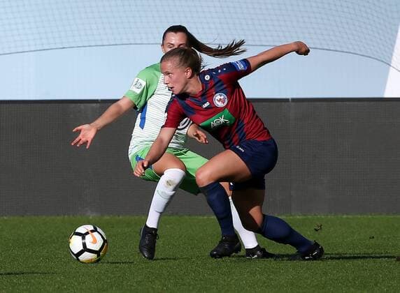 Noelle Maritz VfL Wolfsburg TaBeA Kemme 1 FFC Turbine Potsdam
