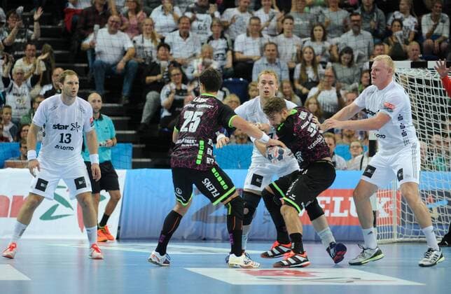 no By coming for Rasmus Lye SG Flensburg Handewitt THW Leng vs SG Flensburg Handewitt Handball EHF Champions League Group stage 15 10 17 Leng Schleswig Holstein Germany Sparkassen Arena Copyright: xAgentur54Gradx xJoergxLuehnx