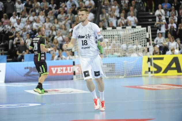 Niclas Ekberg THW Leng THW Leng vs SG Flensburg Handewitt Handball EHF Champions League Group stage 15 10 17 Leng Schleswig Holstein Germany Sparkassen Arena Copyright: xAgentur54Gradx xJoergxLuehnx