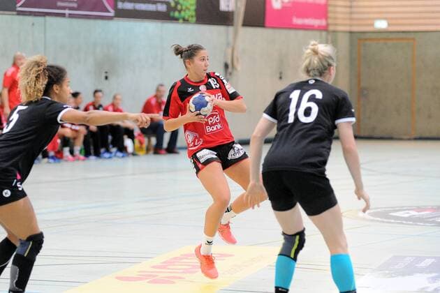 Anne Marie Haensel TSV Haunstetten 19 TuSsies Metzingen II Handball Women 3 Bundesliga Sued 15 10 2017 Photo TBaur Eibner Metzingen Copyright: xBaur xEibner-Pressefotox EP_Toba
