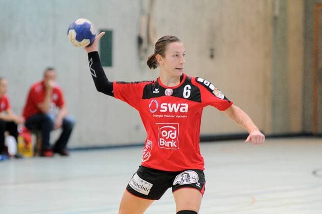 Patricia Horner TSV Haunstetten 6 TuSsies Metzingen II Handball Women 3 Bundesliga Sued 15 10 2017 Photo TBaur Eibner Metzingen Copyright: xBaur xEibner-Pressefotox EP_Toba