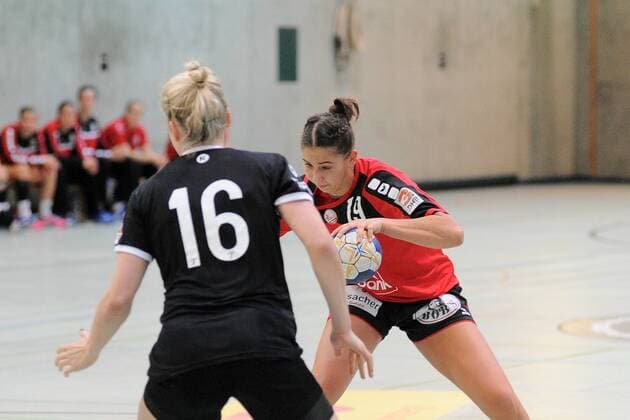 Anne Marie Haensel TSV Haunstetten 19 TuSsies Metzingen II Handball Women 3 Bundesliga Sued 15 10 2017 Photo TBaur Eibner Metzingen Copyright: xBaur xEibner-Pressefotox EP_Toba