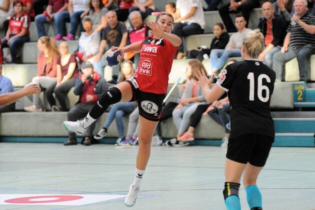 Sarah Irmler TSV Haunstetten 18 TuSsies Metzingen II Handball Women 3 Bundesliga Sued 15 10 2017 Photo TBaur Eibner Metzingen Copyright: xBaur xEibner-Pressefotox EP_Toba