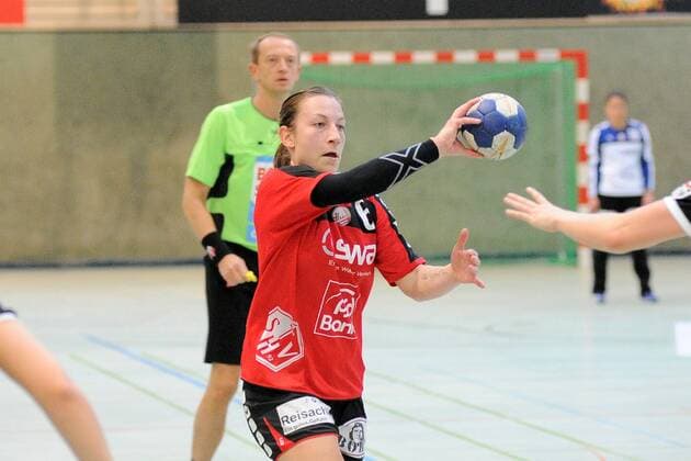 Patricia Horner TSV Haunstetten 6 TuSsies Metzingen II Handball Women 3 Bundesliga Sued 15 10 2017 Photo TBaur Eibner Metzingen Copyright: xBaur xEibner-Pressefotox EP_Toba