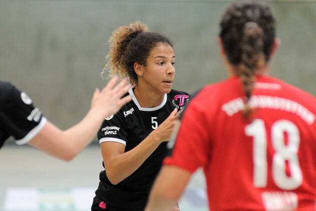 Delaila Amega Tussis Metzingen II 5 TuSsies Metzingen II Handball Women 3 Bundesliga Sued 15 10 2017 Photo TBaur Eibner Metzingen Copyright: xBaur xEibner-Pressefotox EP_Toba