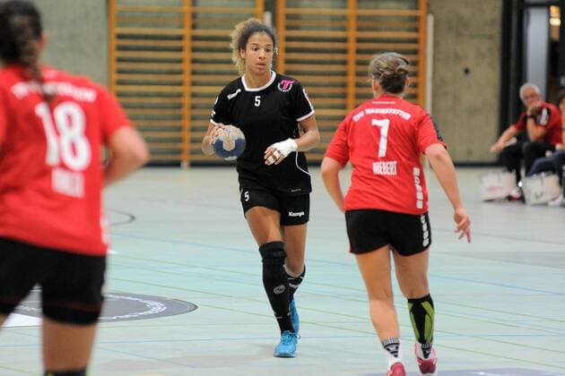 Delaila Amega Tussis Metzingen II 5 TuSsies Metzingen II Handball Women 3 Bundesliga Sued 15 10 2017 Photo TBaur Eibner Metzingen Copyright: xBaur xEibner-Pressefotox EP_Toba