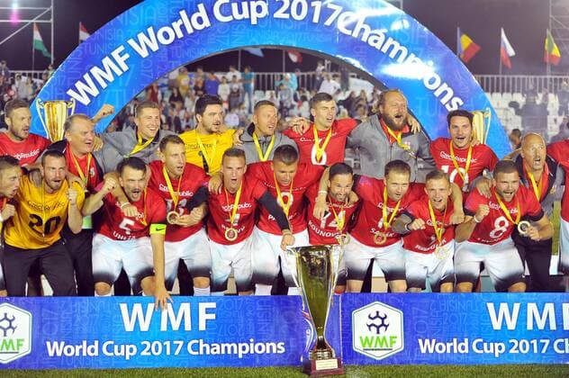 Victory of the Czech Republic by 3 0 in the final of the World Cup 2017 WMF organized in Nabeul (Tunisia) against Mexico. The final of the World Cup 2017 WMF 