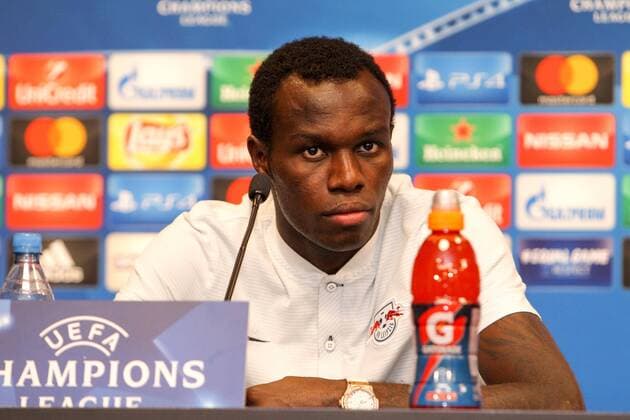 RB Leipzig press conference Champions League Leipzig 16 10 2017 Red Bull Arena Football UEFA Champions League Group G 3 Matchday Press conference at Day the Game RB Leipzig vs FC Porto in Picture Bruma Players RB Leipzig