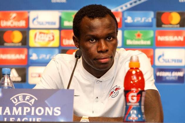RB Leipzig press conference Champions League Leipzig 16 10 2017 Red Bull Arena Football UEFA Champions League Group G 3 Matchday Press conference at Day the Game RB Leipzig vs FC Porto in Picture Bruma Players RB Leipzig