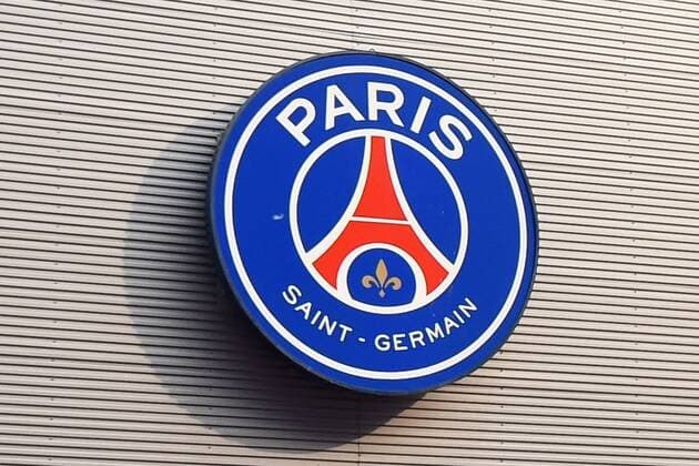 Football Champions League Group stage Paris Saint Germain Bavaria Munich at 27 09 2017 in Parc the Princes in Paris emblem Paris Saint Germain xRx