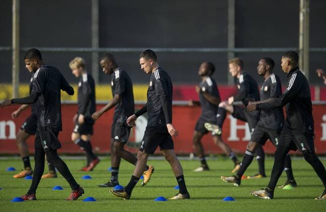 Fußball, CL, Feyenoord Rotterdam Training 16-10-2017 VOETBAL: TRAINING EN PERSCONFERENTIE FEYENOORD: ROTTERDAM Steven Berghuis (Feyenoord) Foto: SCS Michel Utrecht xVIxVIxImagesx xSoenarxChamidxsportfotografiexIVx 9034117