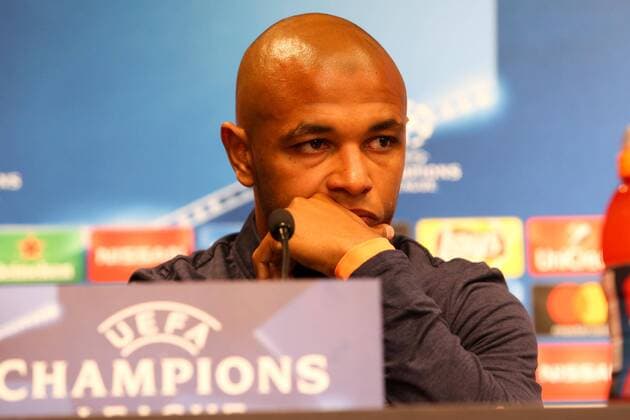 RB Leipzig press conference Champions League Leipzig 16 10 2017 Red Bull Arena Football UEFA Champions League Group G 3 Matchday Press conference at Day the Game RB Leipzig vs FC Porto in Picture Yacine Brahimi 8 Porto