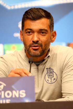RB Leipzig press conference Champions League Leipzig 16 10 2017 Red Bull Arena Football UEFA Champions League Group G 3 Matchday Press conference at Day the Game RB Leipzig vs FC Porto in Picture team manager Sergio Conceicao Conceicao Porto