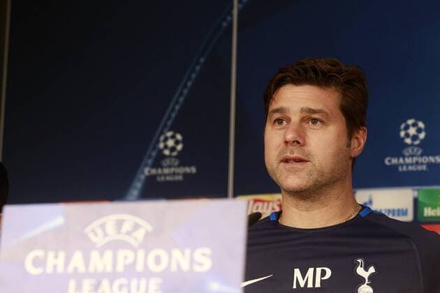 Tottenham Hotspur FC s coach Mauricio Pochettino in press conference PK Pressekonferenz before training session. October 16,2017.  (2017101625)