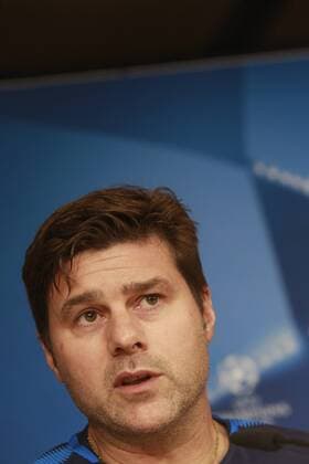Tottenham Hotspur FC s coach Mauricio Pochettino in press conference PK Pressekonferenz before training session. October 16,2017.  (2017101644)