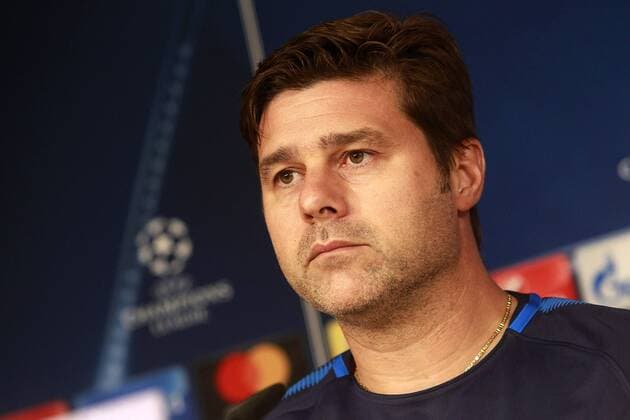 Tottenham Hotspur FC s coach Mauricio Pochettino in press conference PK Pressekonferenz before training session. October 16,2017.  (2017101629)