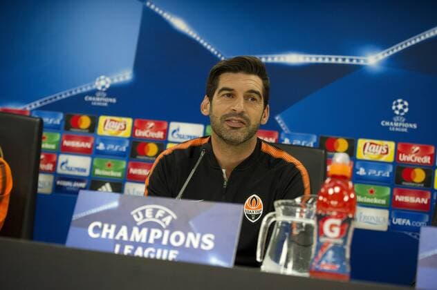 Fußball, CL, PK Schachtar Donezk 16-10-2017 VOETBAL: TRAINING EN PERSCONFERENTIE FEYENOORD: ROTTERDAM Paolo Fonseca Foto: SCS Michel Utrecht xVIxVIxImagesx xSoenarxChamidxsportfotografiexIVx 9034450