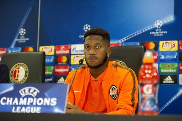 Fußball, CL, PK Schachtar Donezk 16-10-2017 VOETBAL: TRAINING EN PERSCONFERENTIE FEYENOORD: ROTTERDAM Frederico Chaves Guedes Foto: SCS Michel Utrecht xVIxVIxImagesx xSoenarxChamidxsportfotografiexIVx 9034478