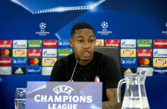 Fußball, CL, PK Feyenoord Rotterdam 16-10-2017 VOETBAL: TRAINING EN PERSCONFERENTIE FEYENOORD: ROTTERDAM Jean-Paul Boetius Foto: SCS Michel Utrecht xVIxVIxImagesx xSoenarxChamidxsportfotografiexIVx 9034485