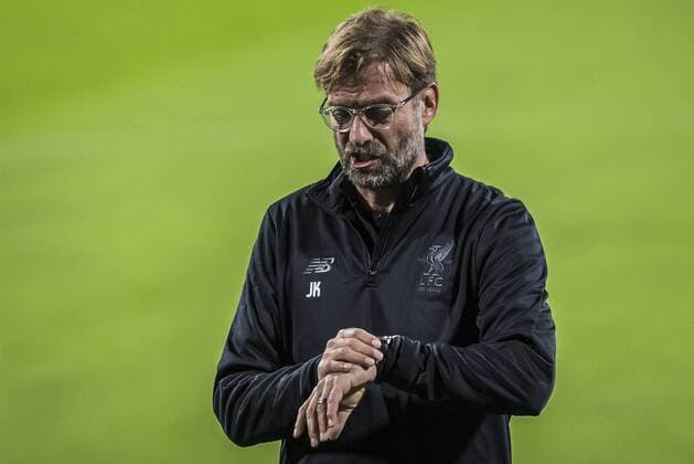 16th October 2017, Ljudski Vrt Stadium, Maribor, Slovenia; UEFA Champions League training, Maribor versus Liverpool; Head Coach Jurgen Klopp of Liverpool gestures during the training session  ActionPlus11940961