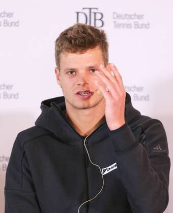 17 10 2017 Germany Ismaning Tennis DTB Panel discussion in Picture Davis Cup Players Yannick Hanfmann Ismaning Copyright: xBachun xEibner-Pressefotox EP_tbn