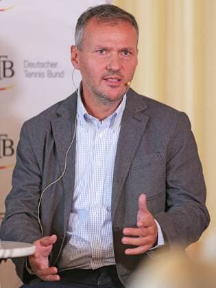 17 10 2017 Germany Ismaning Tennis DTB Panel discussion in Picture BTV Vice President Dr Peter Ismaning Copyright: xBachun xEibner-Pressefotox EP_tbn
