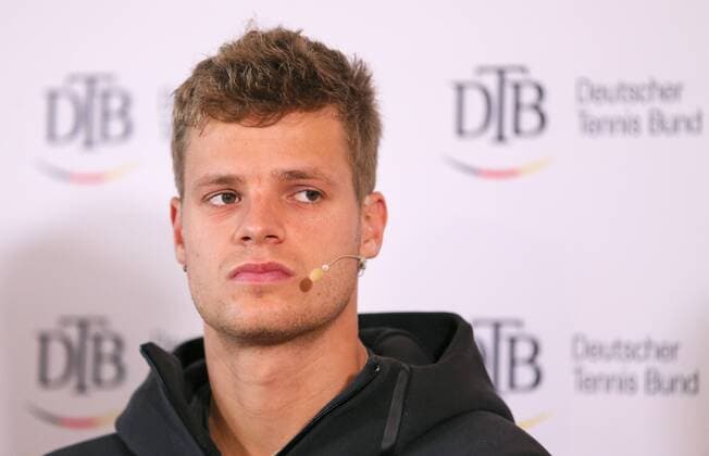 17 10 2017 Germany Ismaning Tennis DTB Panel discussion in Picture Davis Cup Players Yannick Hanfmann Ismaning Copyright: xBachun xEibner-Pressefotox EP_tbn