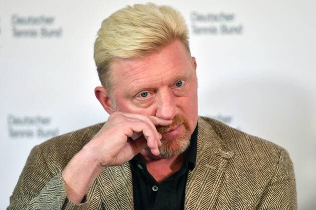 Boris Becker Head of Tennis Gesture DISAPPOINTED frustrated depressed Single Partly sliced Single subject Portrait Portrait Portrait Tennis Panel discussion German Tennis Federation and Bavarian Tennis Association at 17 10 2017 in Ismaning