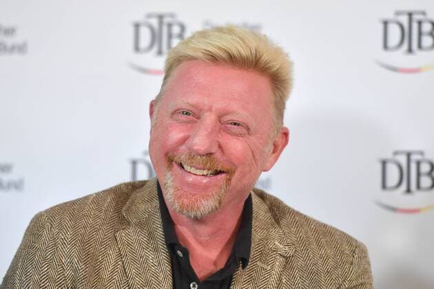 Boris Becker Head of Tennis laughs Laughing laughing optimistic gutgelaunt Single Partly sliced Single subject Portrait Portrait Portrait Tennis Panel discussion German Tennis Federation and Bavarian Tennis Association at 17 10 2017 in Ismaning