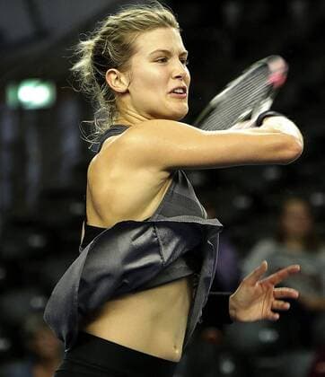 Bilder des Tages - SPORT Luxembourg - BGL BNP PARIBAS LUXEMBOURG OPEN 2017- 14 10 - 21 10 2017 - Canadian player EUGENIE BOUCHARD TENNIS : Tournoi Du Luxembourg - 17 10 2017 PhotoNews Panoramic 