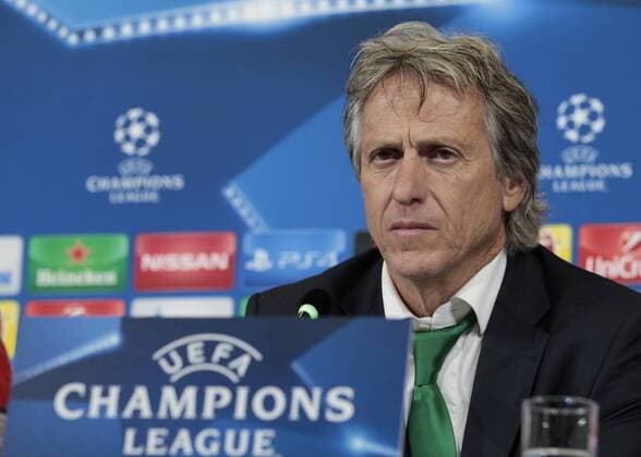 October 17, 2017 - Turin, Italy - Jorge Jesus during the Champions League press conference PK Pressekonferenz before the match between Juventus and Sporrting Clube de Portugal, in Turin, on October 17, 2017 Sporting Clube De Portugal-Press Confference  - ZUMAn230 20171017_zaa_n230_165 Copyright: xLorisxRosellix