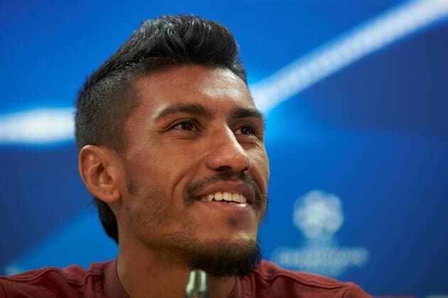 FC Barcelona Barca s player Paulinho Bezerra during a press conference PK Pressekonferenz at Joan Gamper complex in Barcelona, Spain, 17 October 2017. FC Barcelona will face Olympiacos Piraeus in the UEFA Champions League Group D soccer match on 18 October 2017. FC Barcelona press conference !ACHTUNG: NUR REDAKTIONELLE NUTZUNG!  Copyright: xAlejandroxGarcíax SJD104 20171017-636438680444185808