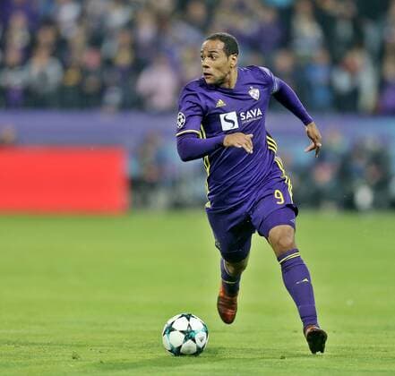 SOCCER - CL, Maribor vs Liverpool MARIBOR,SLOVENIA,17.OCT.17 - SOCCER - UEFA Champions League, group stage, NK Maribor vs Liverpool FC. Image shows Marcos Tavares (Maribor). GEPAxpictures xM.xOberlaender