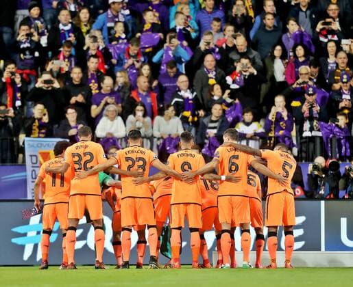 SOCCER - CL, Maribor vs Liverpool MARIBOR,SLOVENIA,17.OCT.17 - SOCCER - UEFA Champions League, group stage, NK Maribor vs Liverpool FC. Image shows the team of Liverpool. GEPAxpictures xM.xOberlaender