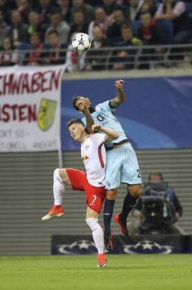 Photo Marcel Sabitzer Leipzig against Sergio Oliveira Football UEFA Champions League at Tue 17 10 2017 Group game RB Leipzig FC Porto