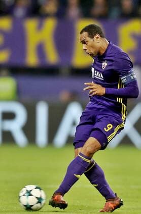 SOCCER - CL, Maribor vs Liverpool MARIBOR,SLOVENIA,17.OCT.17 - SOCCER - UEFA Champions League, group stage, NK Maribor vs Liverpool FC. Image shows Marcos Tavares (Maribor). GEPAxpictures xM.xOberlaender