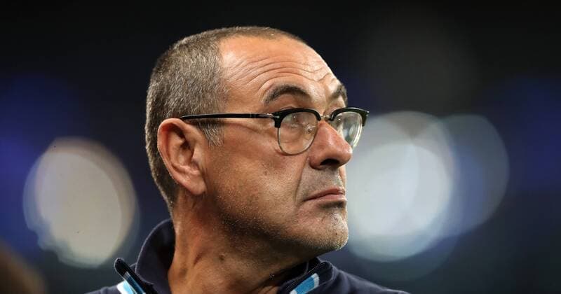 Football - 2017 2018 UEFA Champions League - Group F: Manchester City vs. Napoli Maurizio Sarri manager of Napoli at The Etihad. COLORSPORT LYNNE CAMERON 
