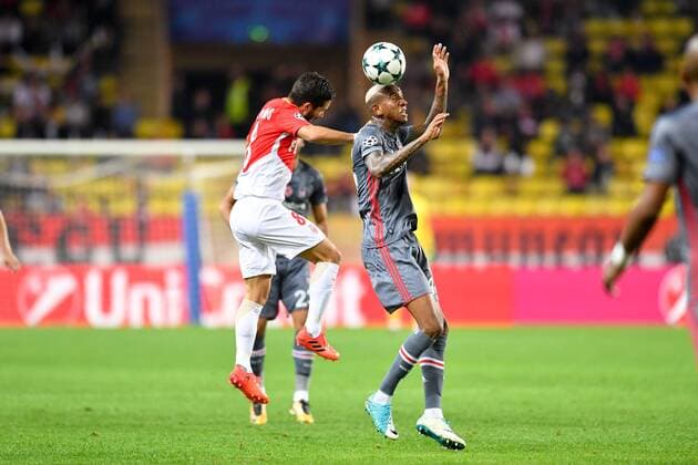 94 Anderson Talisca bes 08 JOAO MOUTINHO mon FOOTBALL Monaco vs Besiktas Ligue des Champions 17 10 2017 FEP Panoramic 