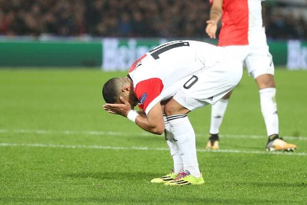 Tonny Vilhena of Feyenoord during the UEFA Champions League group F match between Feyenoord Rotterdam and Shakhtar Donetsk at the Kuip on October 17, 2017 in Rotterdam, The Netherlands UEFA Champions League 2017 2018 xVIxVIxImagesx xTomxBodexMultimediaxIVx 9042208