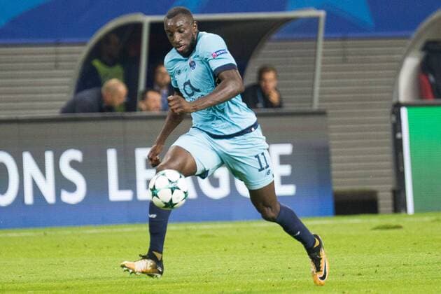 Moussa MAREGA FC Porto 11 cut out Single Action shot Action Football UEFA Champions League RB Leipzig FC Porto xprx