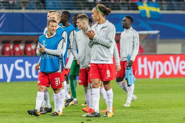RB Leipzig thanks to at the supporters Football UEFA Champions League RB Leipzig FC Porto xprx